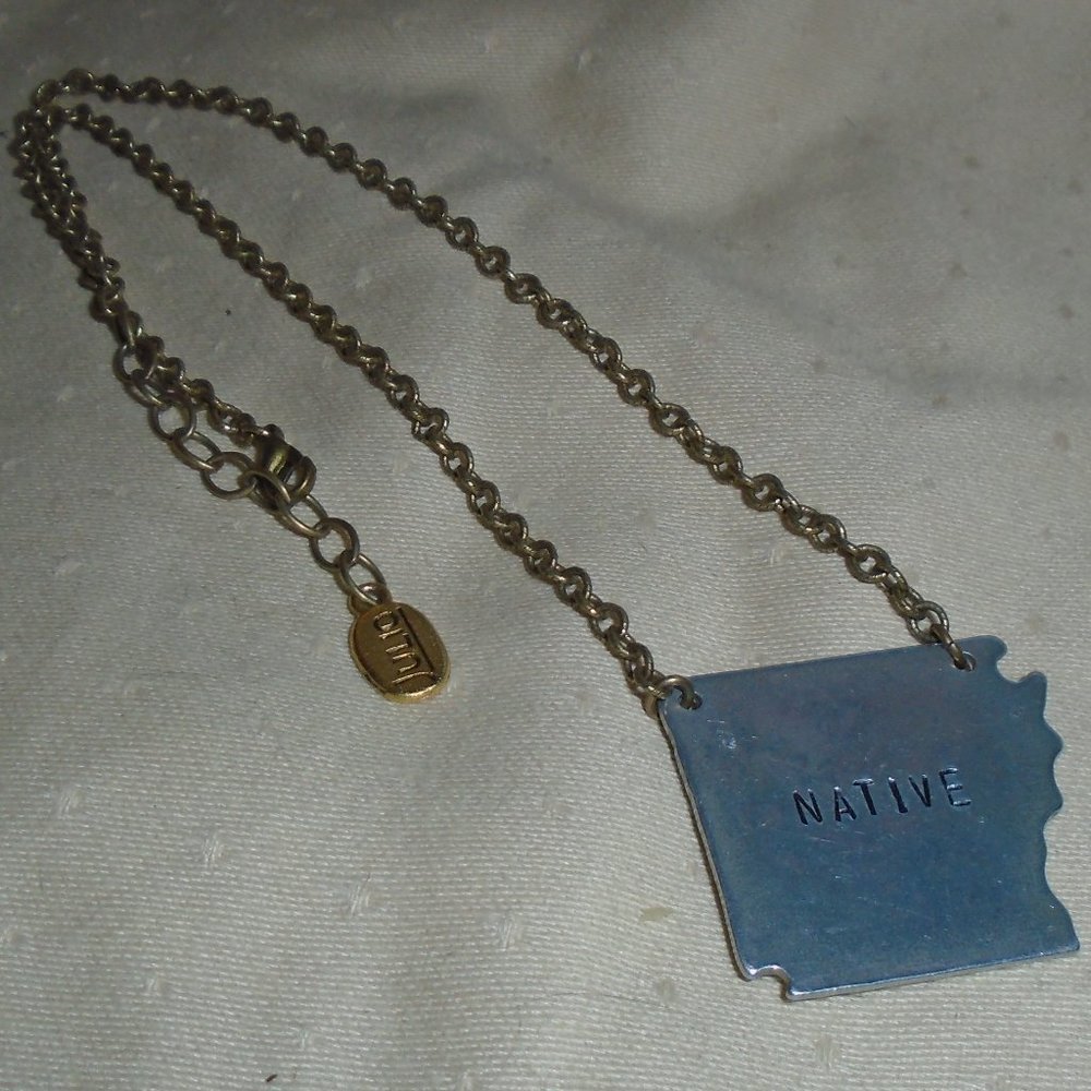 Julio Designs Arkansas state Native necklace